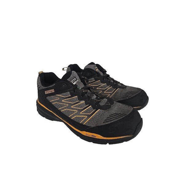 DAKOTA Men's 3604 Quad Lite Aluminum Toe Steel Plate Work Safety Shoes Grey 9M - Picture 1 of 11